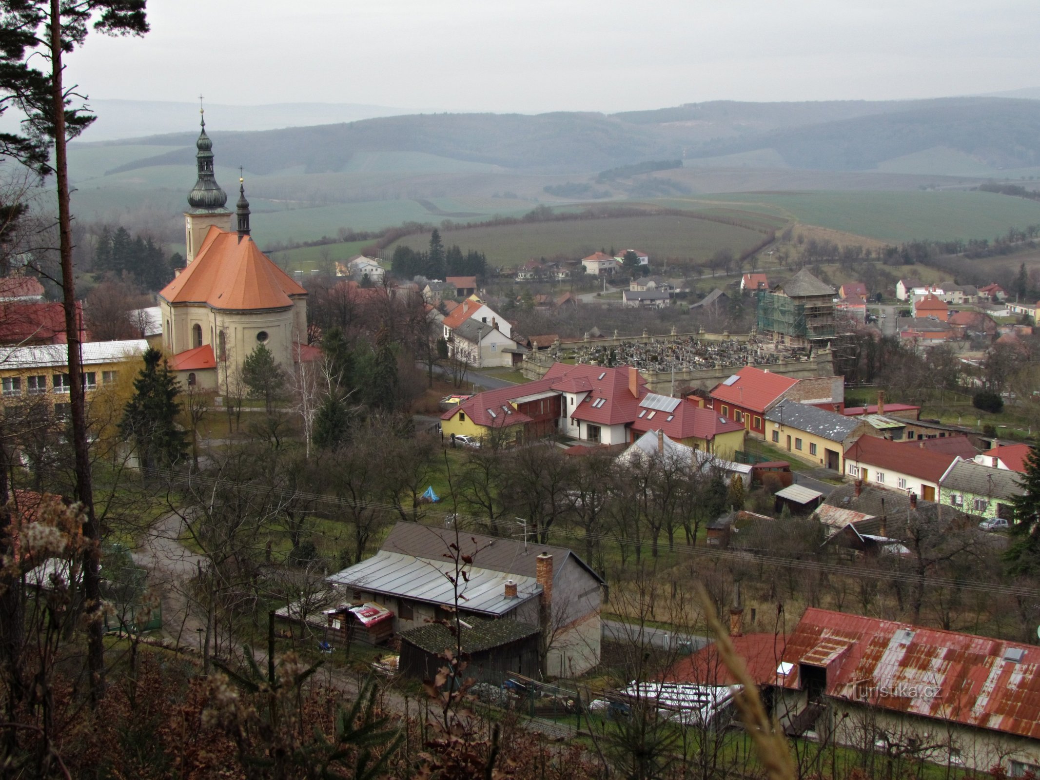 View of the shooting landmarks