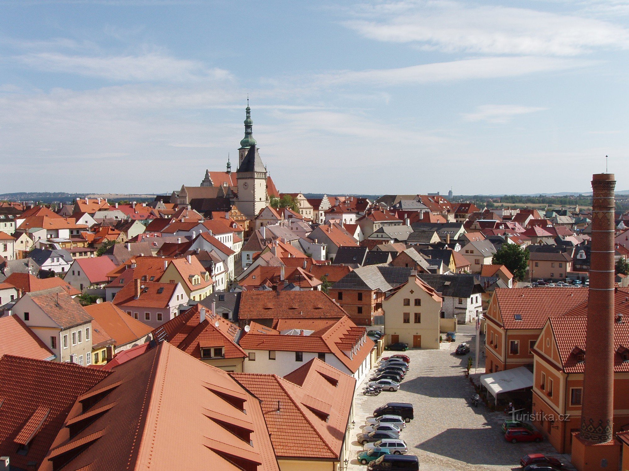 view of Tábor from the tower