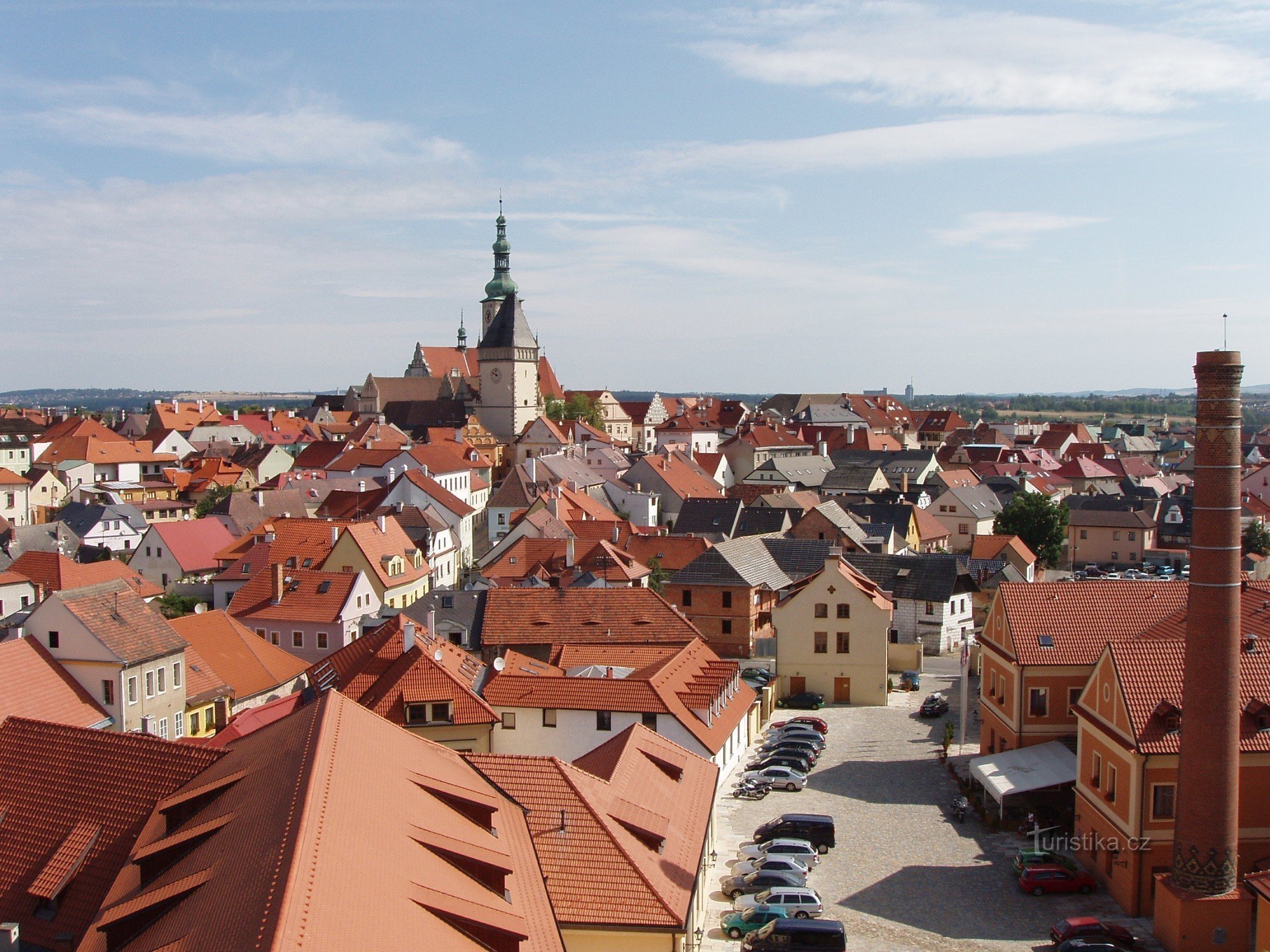 uitzicht op Tábor vanaf de toren