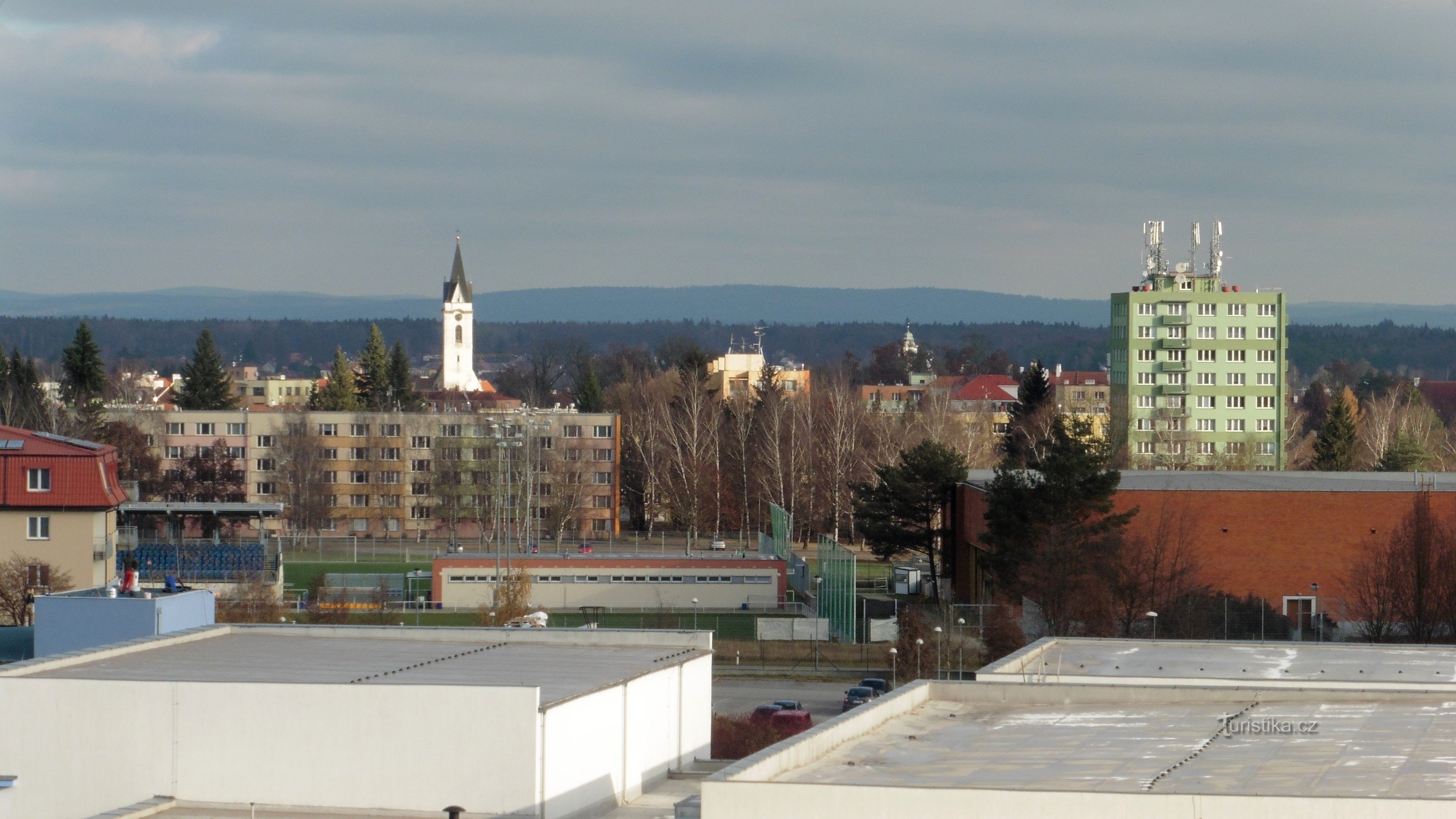view of Třeboň