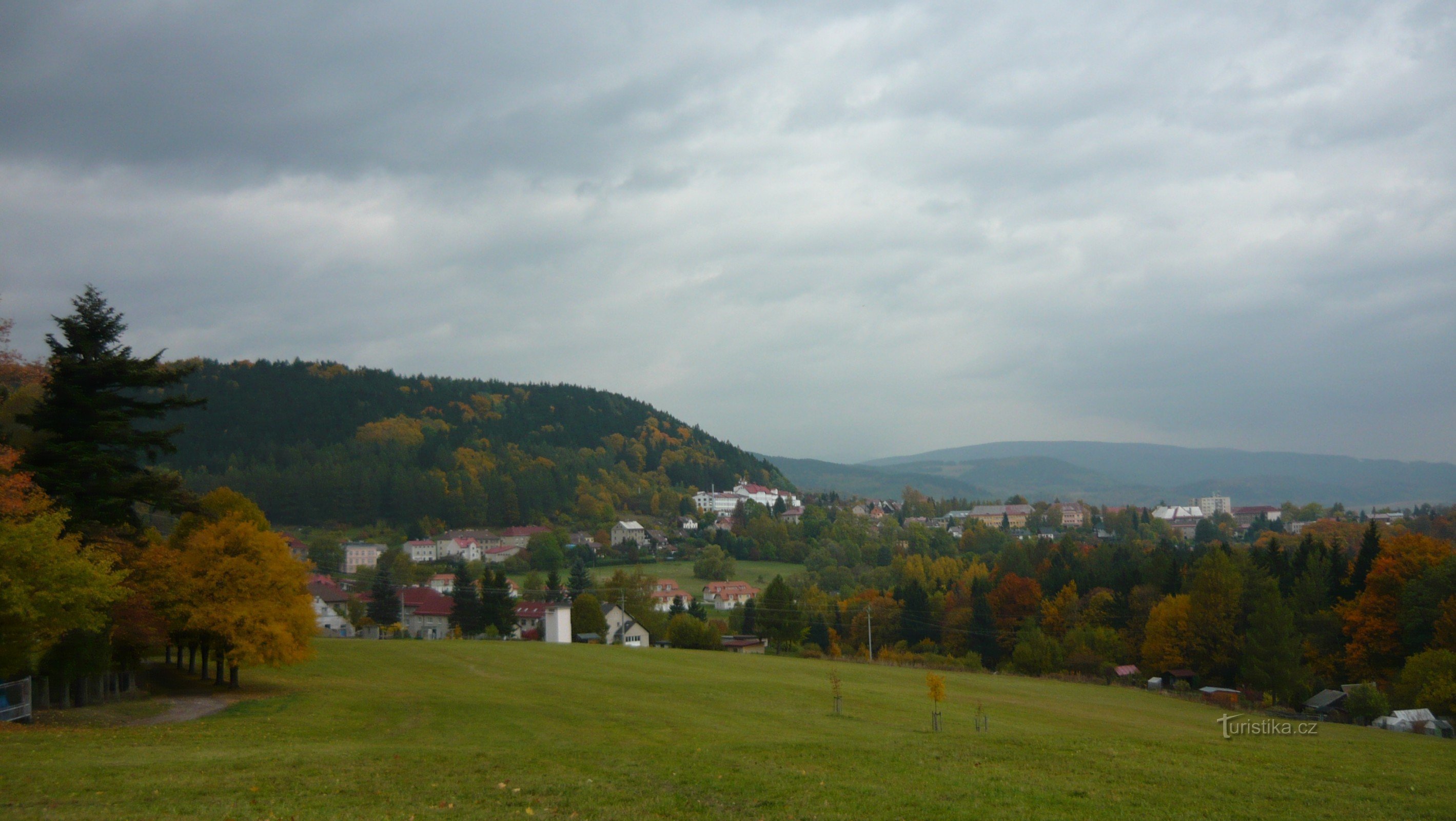 Blick auf die Krähenberge