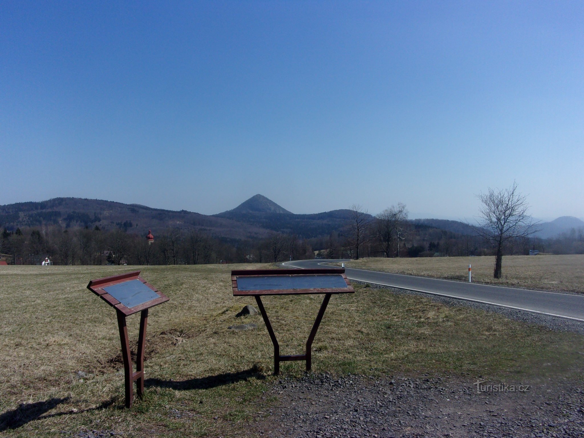 view of the Klíč peak