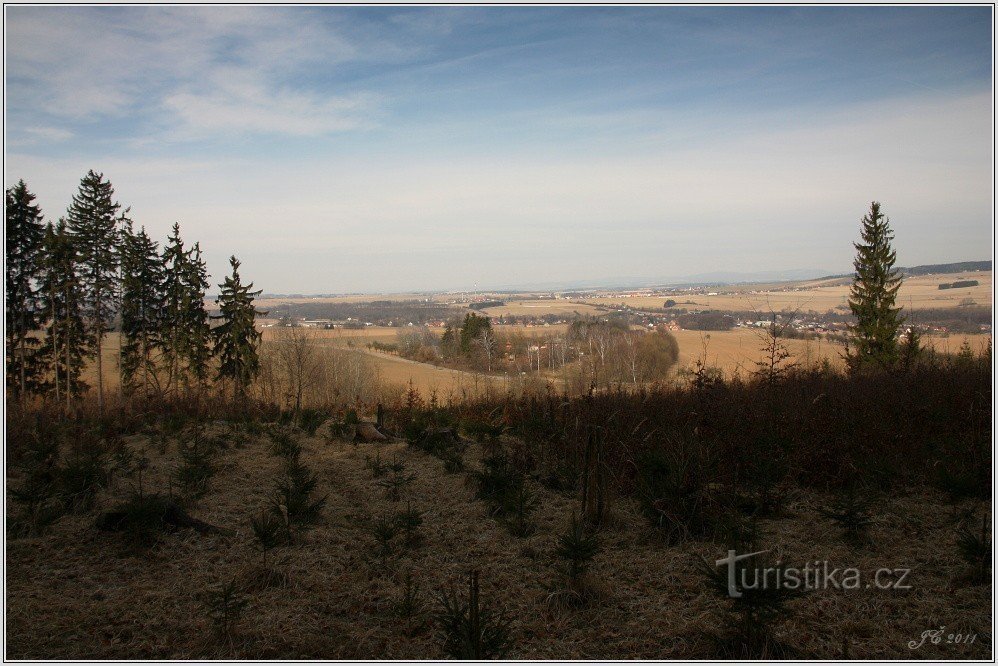 Vue non loin du panneau