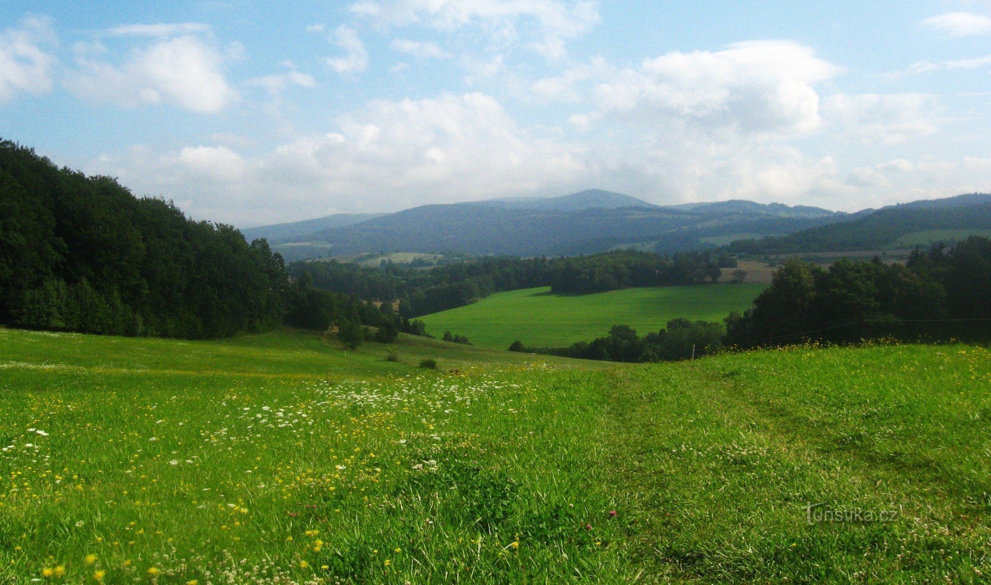 Vedere de la Benkovsého vrch la Volyn