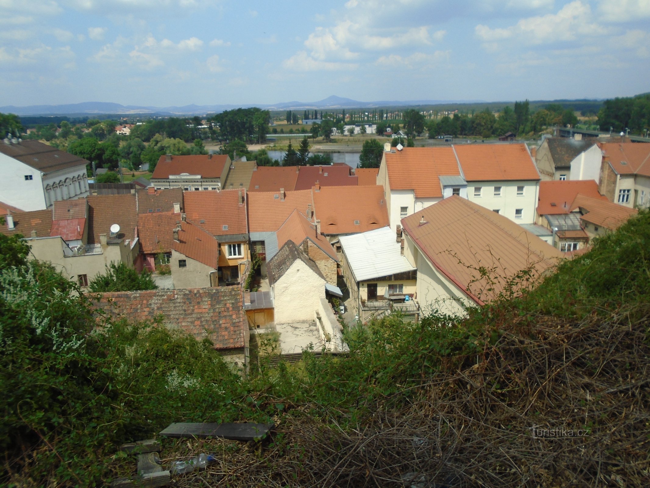 Aussicht von Hláska (Roudnice nad Labem)