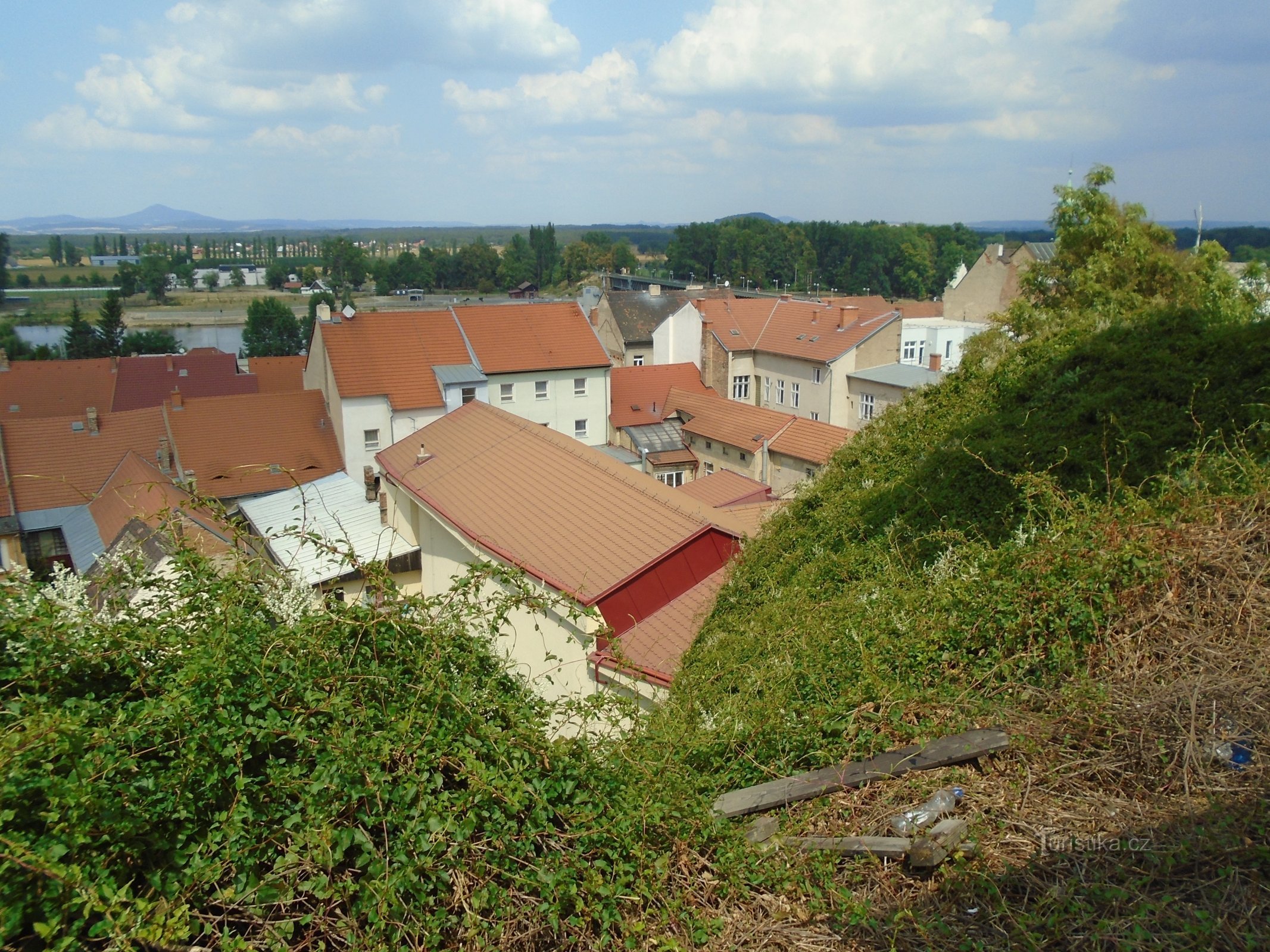 Uitzicht vanaf Hláska (Roudnice nad Labem)