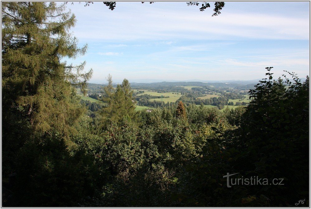 View from the chapel