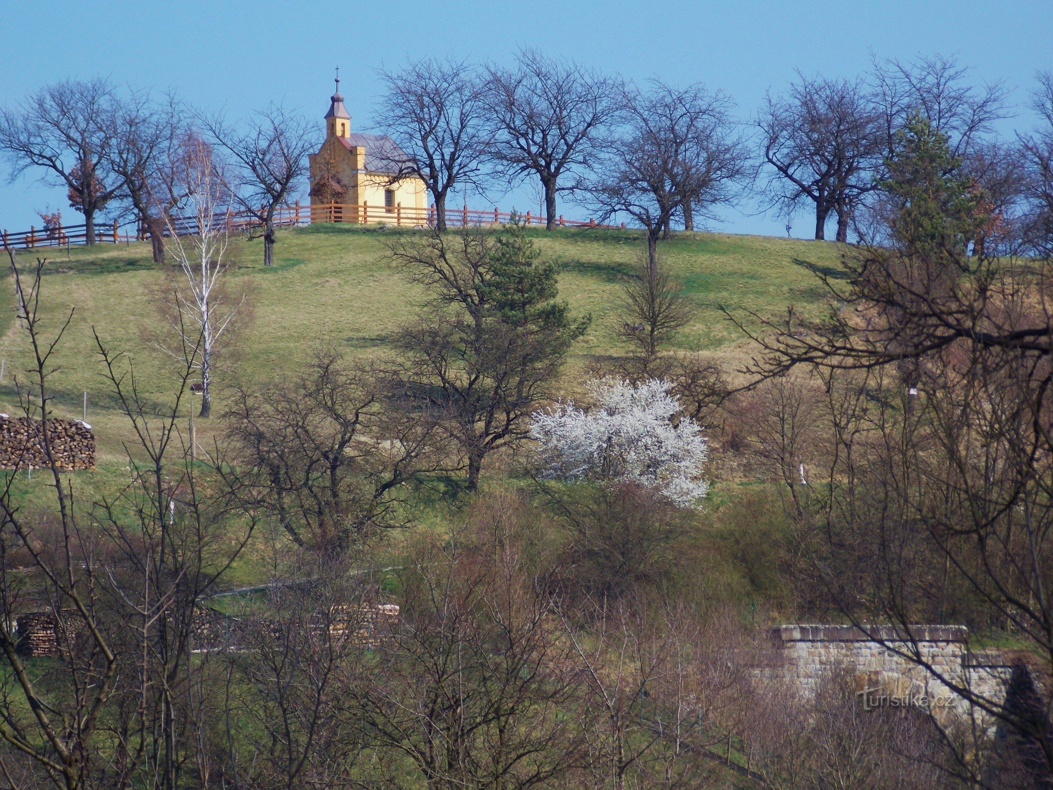 Veduta dalla Cappella di S. Anna in Brumov