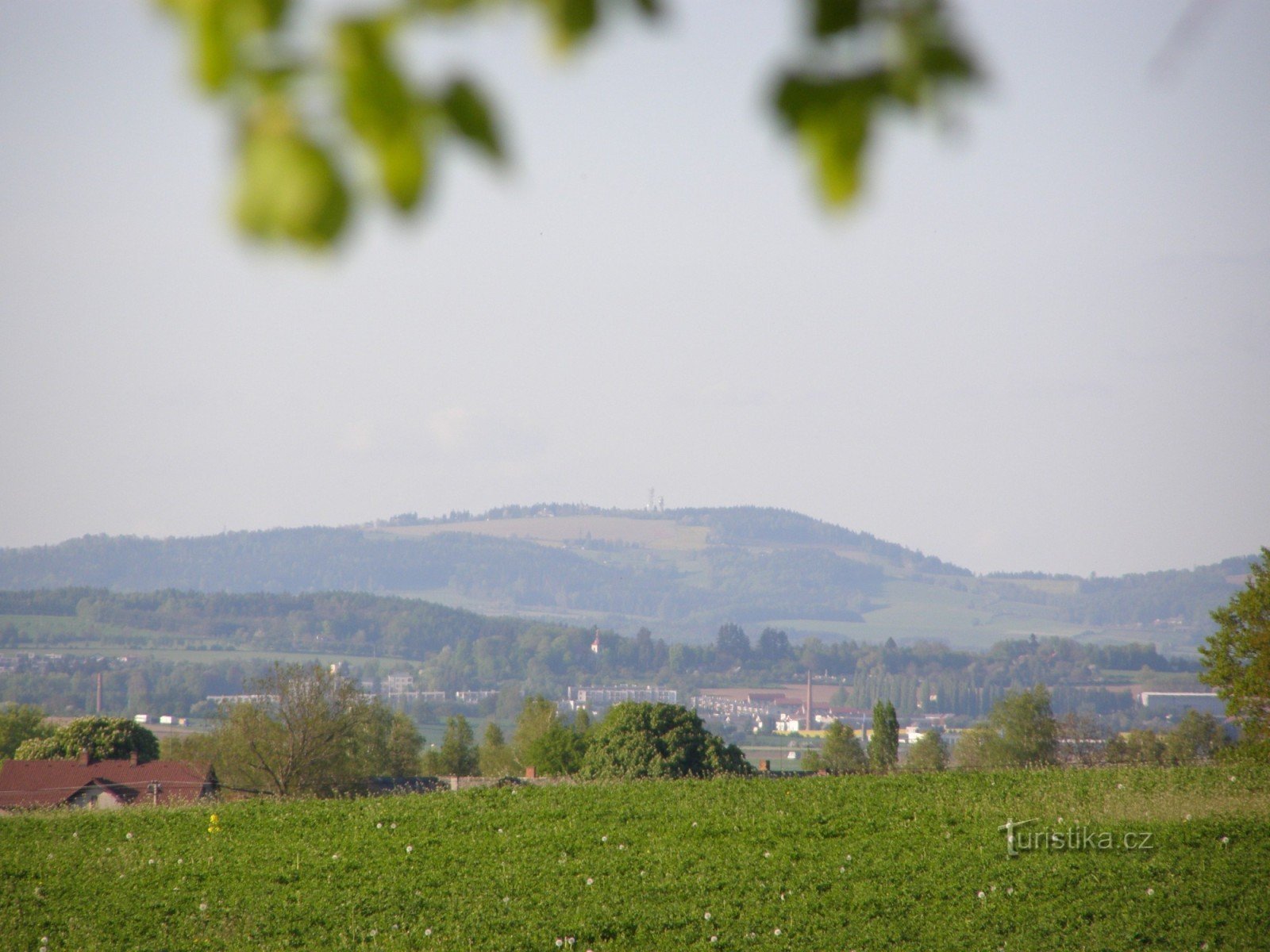 view from Petrovice to Zvičina