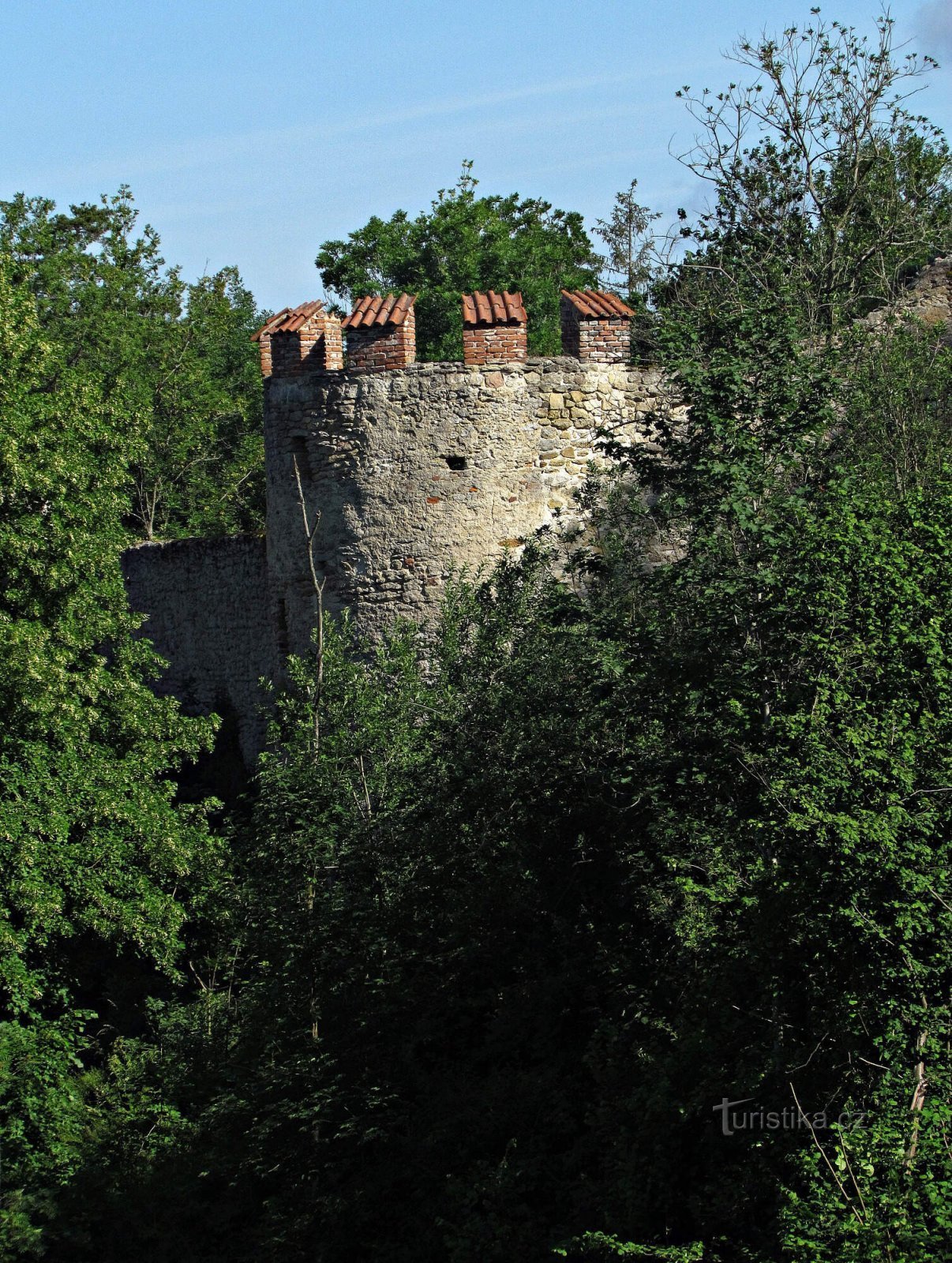 Pogled pod Landštejn