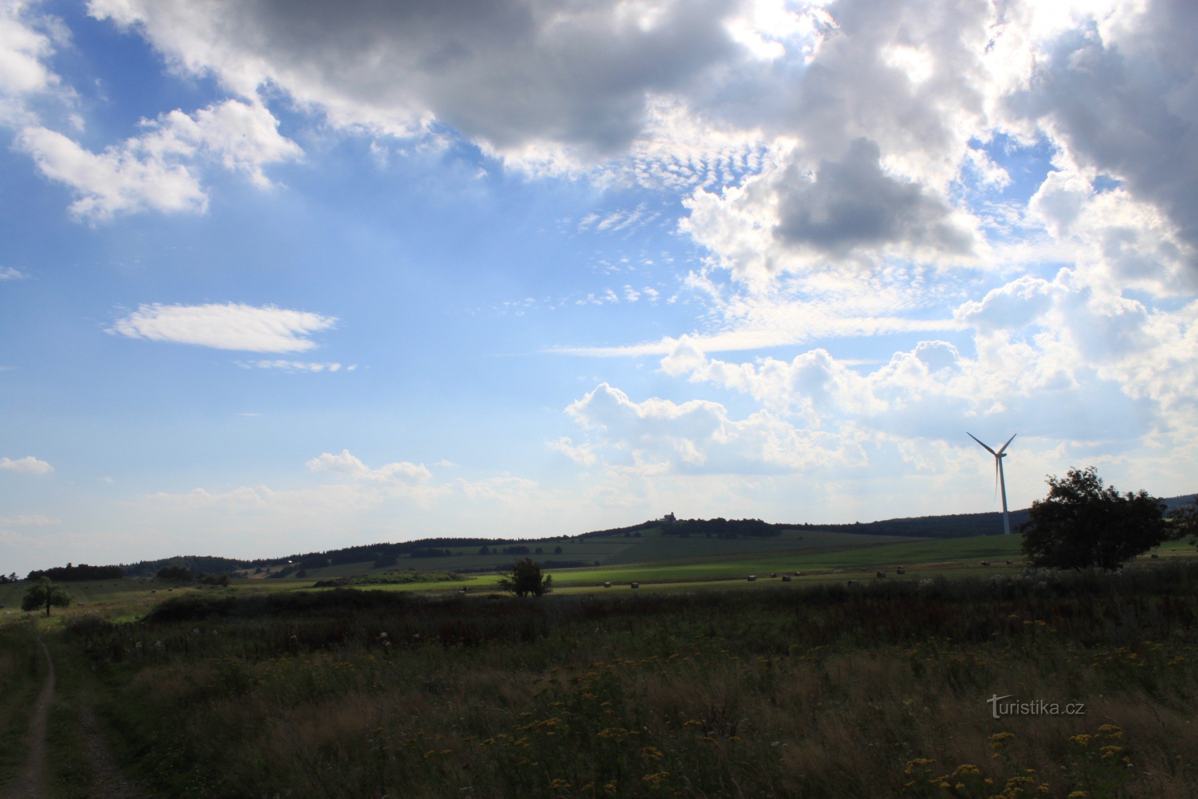 Vue sur la plaine de Fojtovicka jusqu'à Komáří vižka