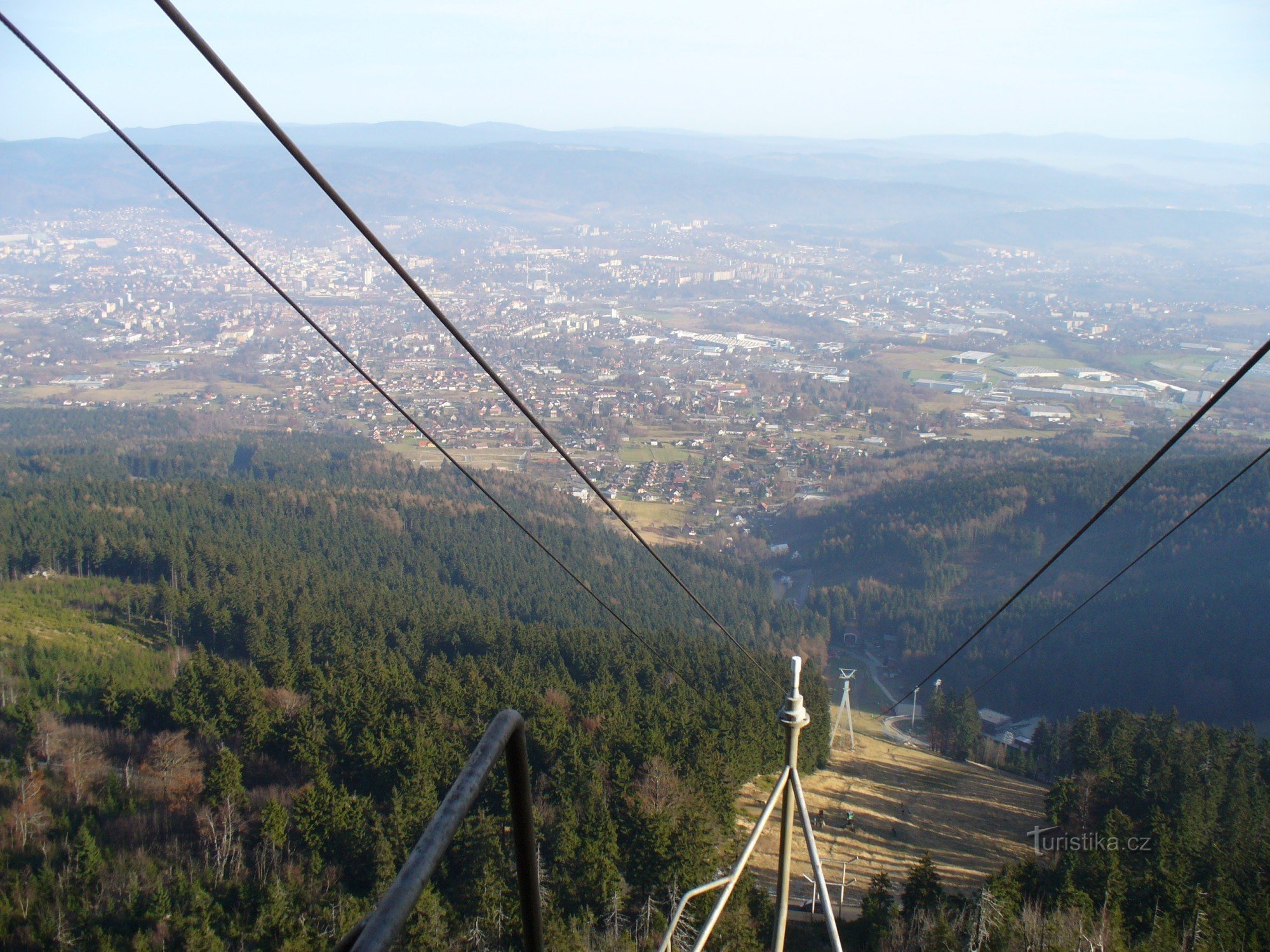 Blick von der Seilbahn