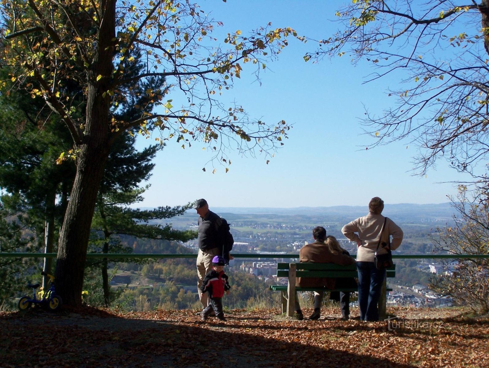 View at the gazebo near Třech Křížů