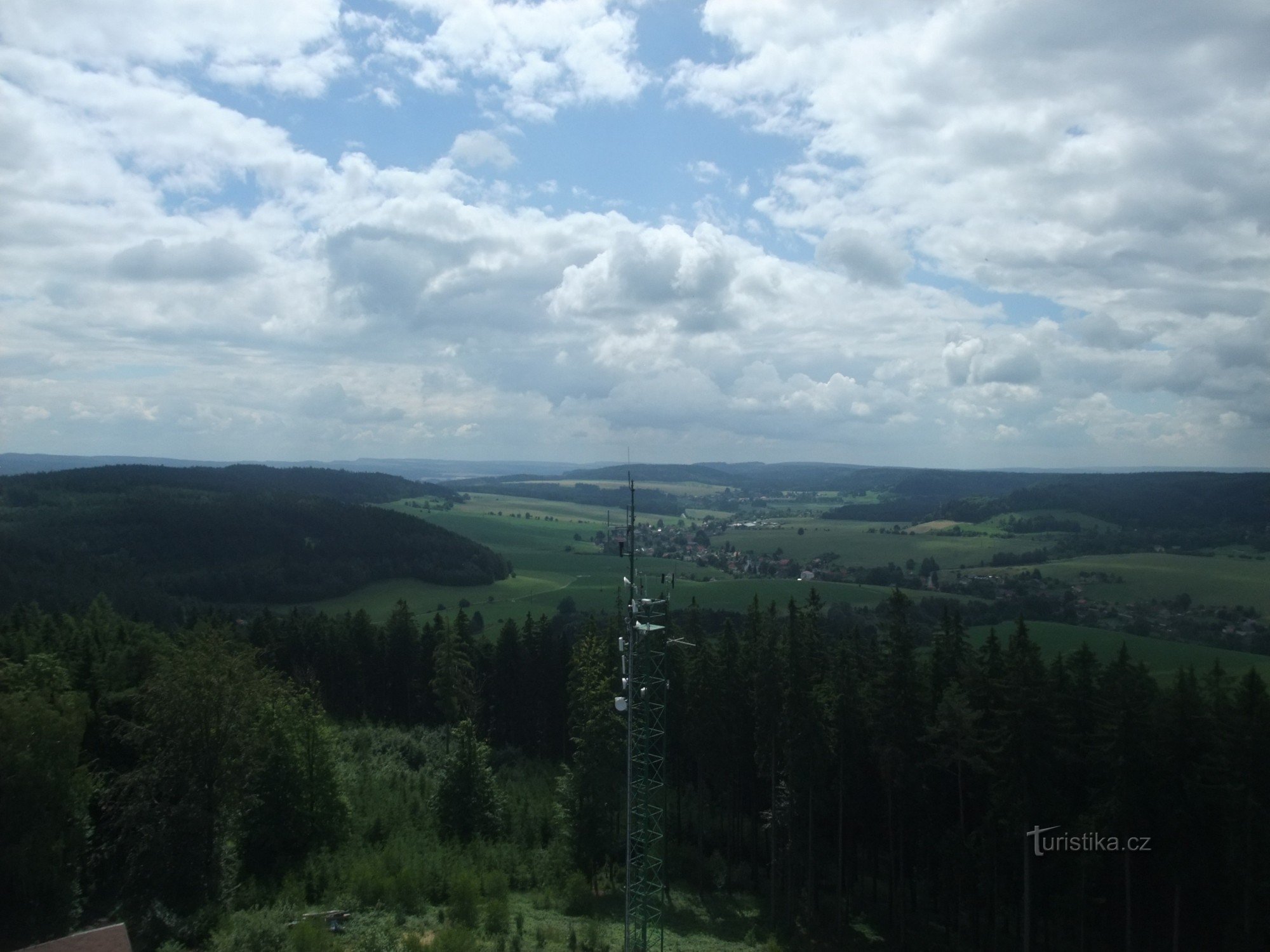 Vue depuis Andrlova Chlum