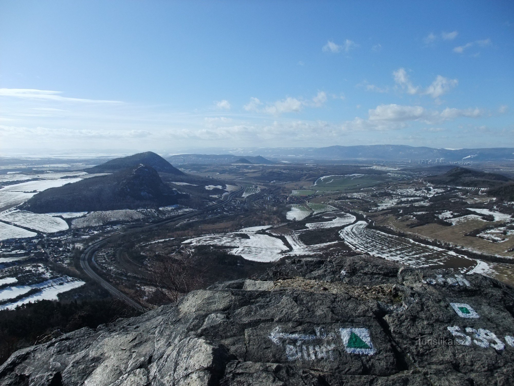 La vue de Bořen