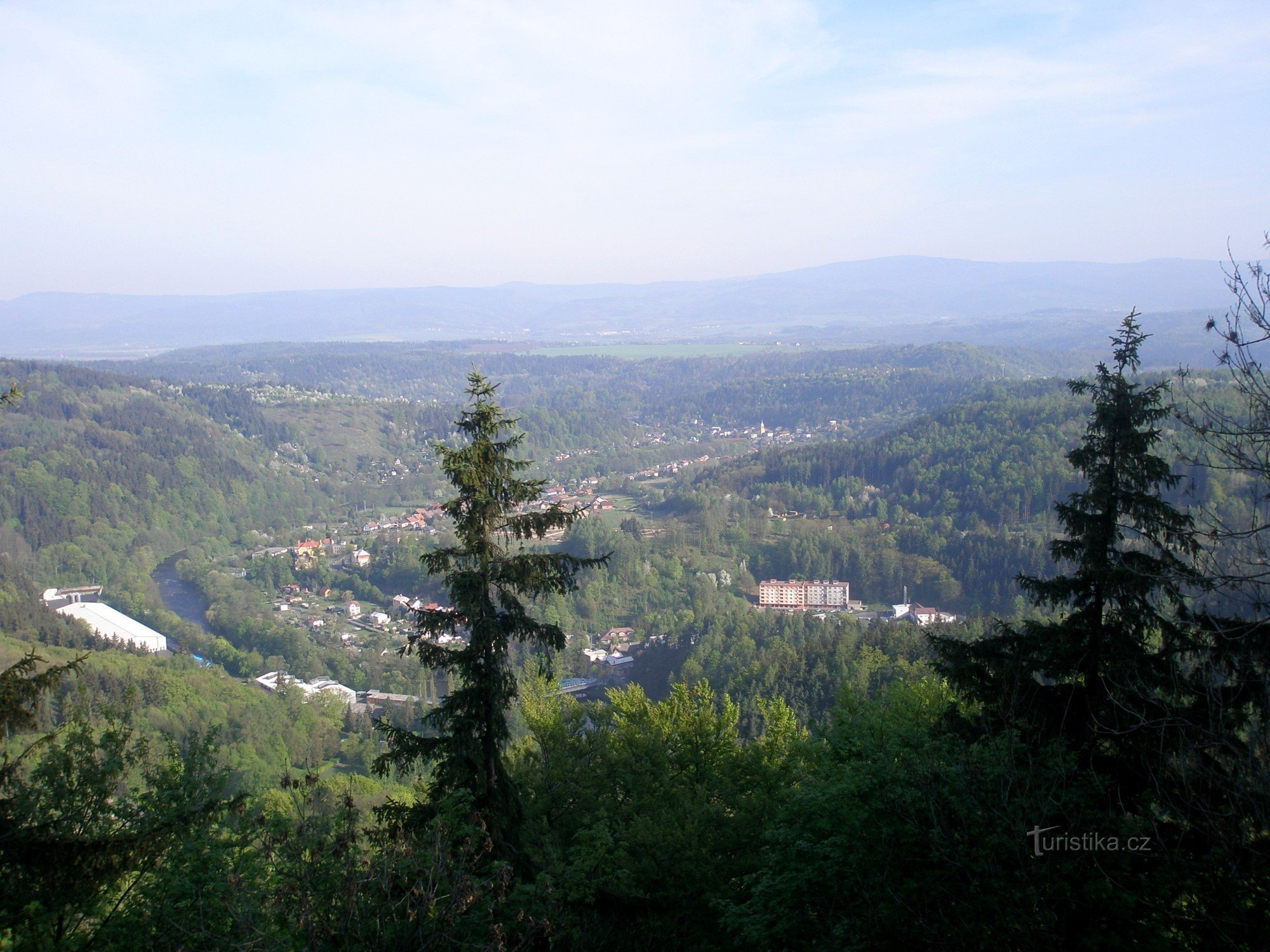 Widok z Bučiny na północ