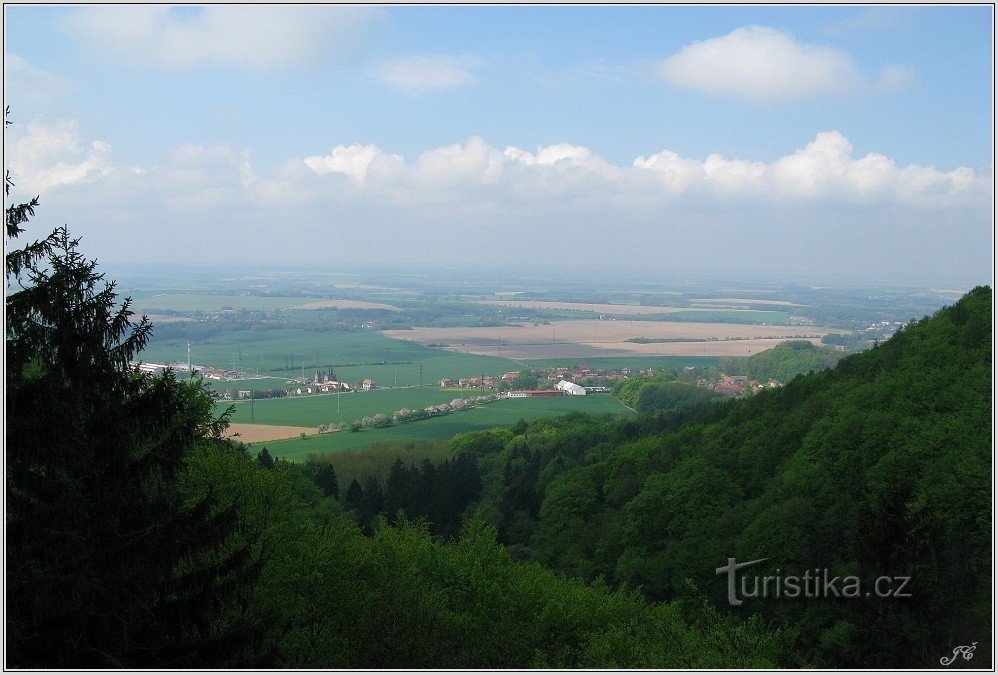 Vista desde Dívčí kamen a la región