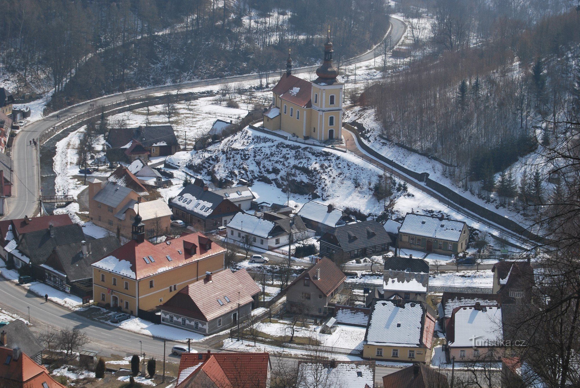 view from the castle