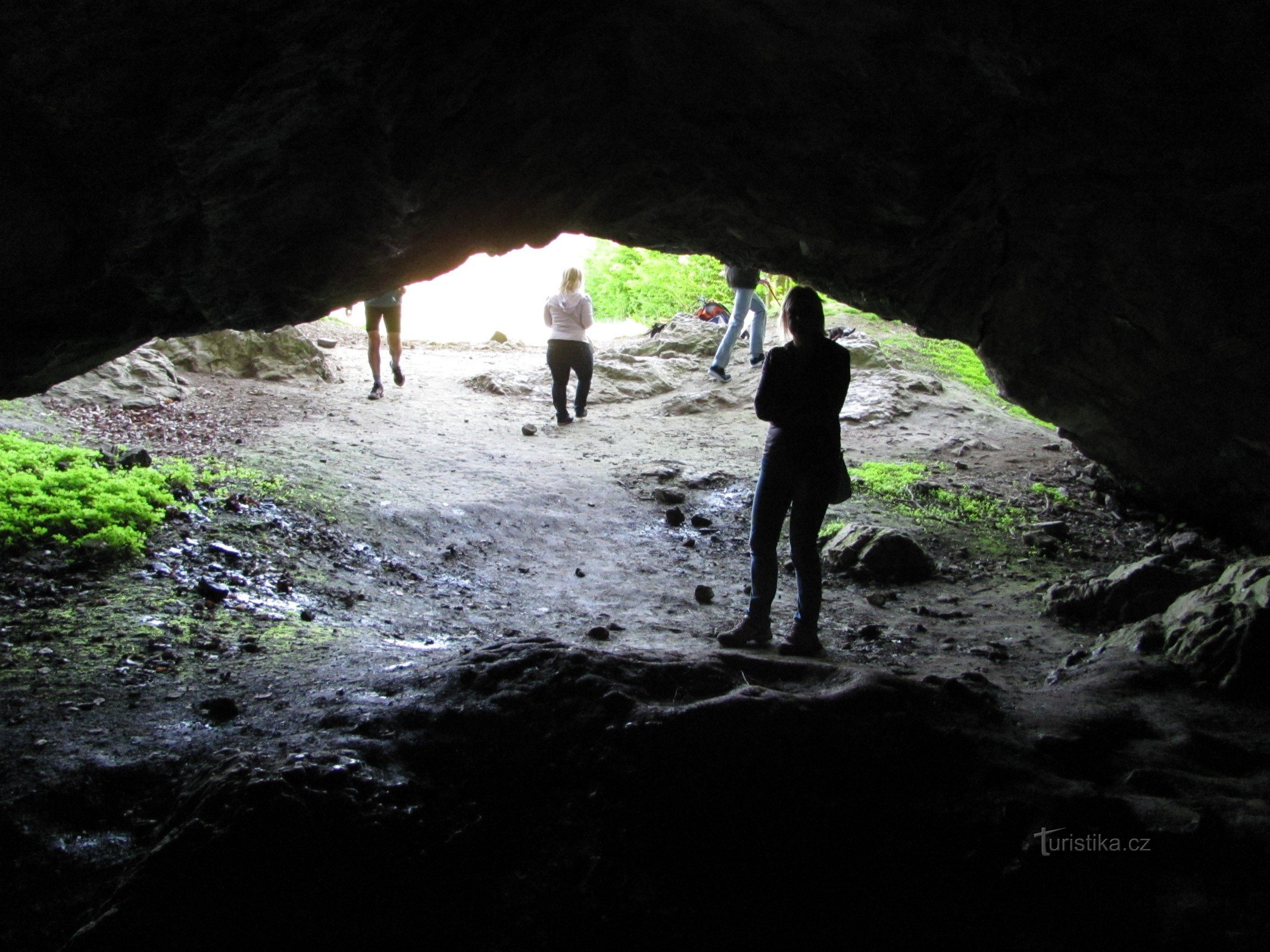 Blick von der Lidomorna-Höhle