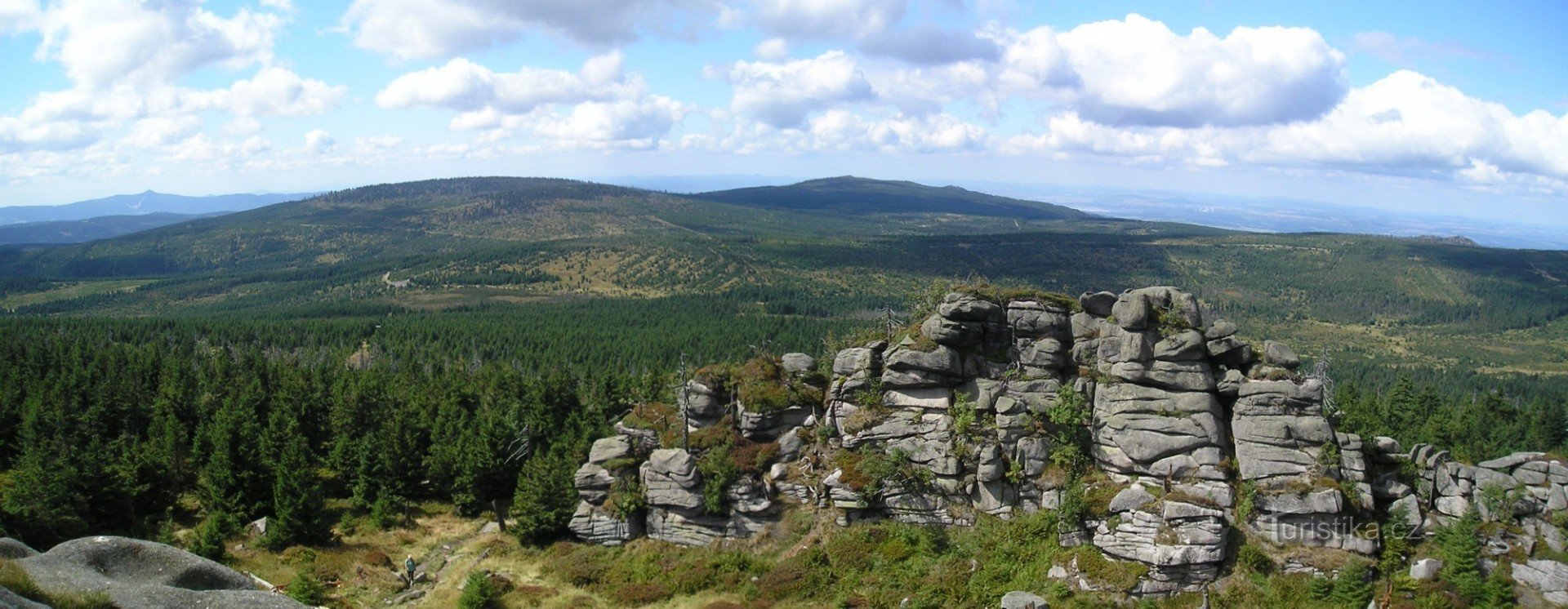 Vue depuis la Jizera