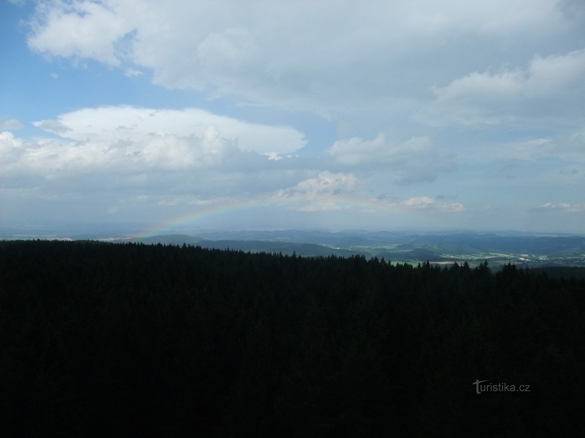 Die Aussicht vom Aussichtsturm Klostermann