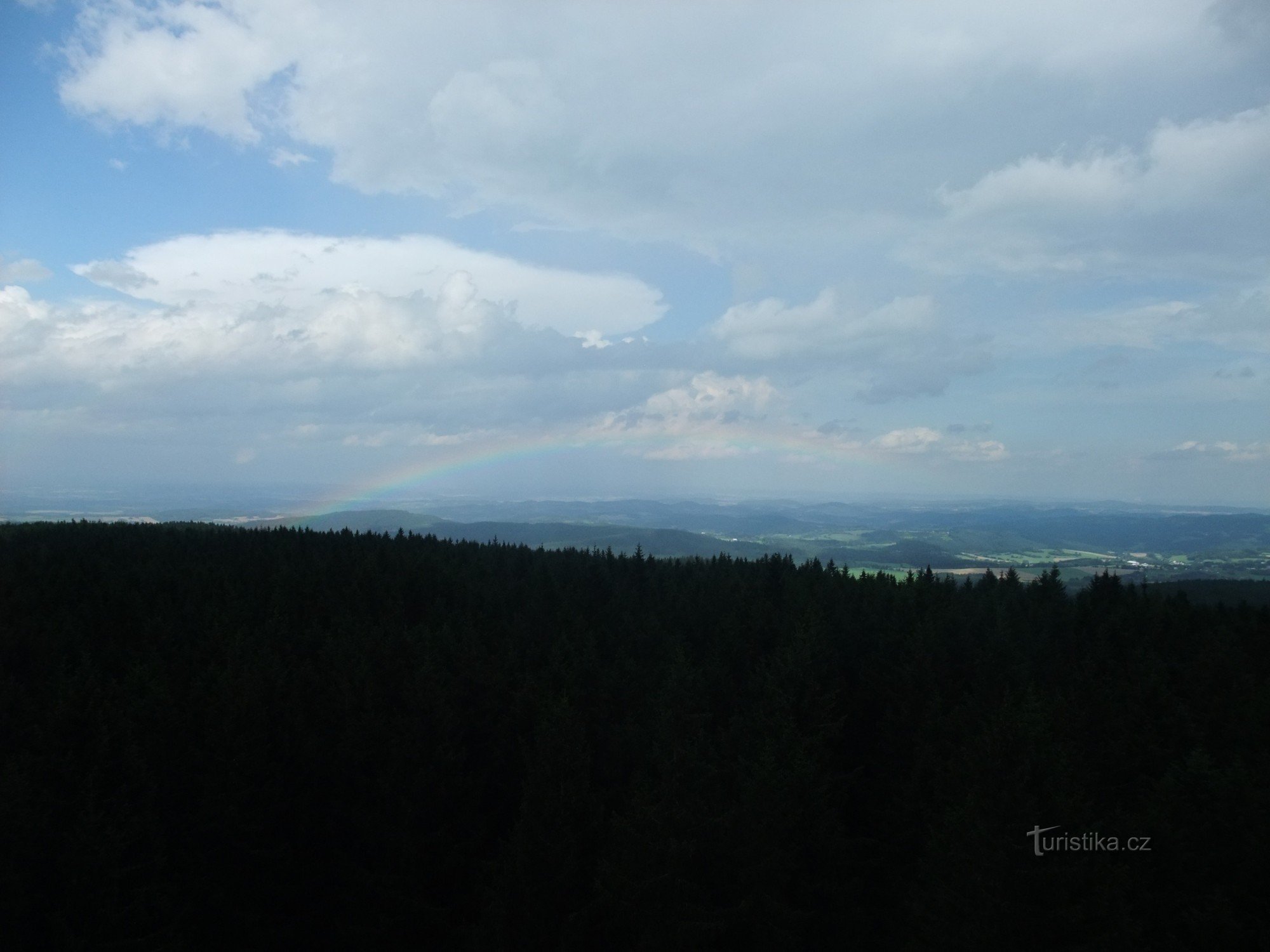 A vista da torre de observação Klosterman