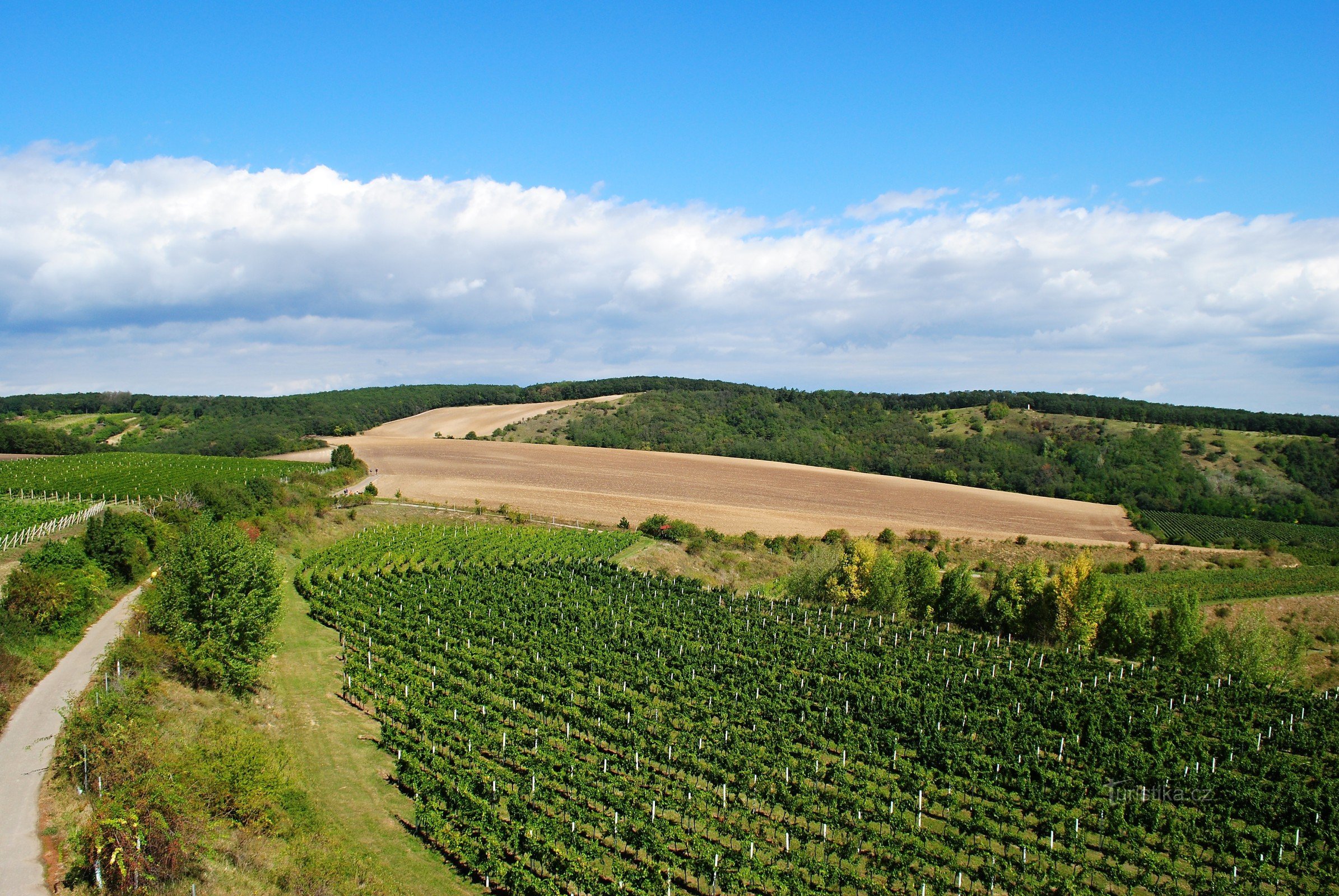 A vista do Kraví Hora