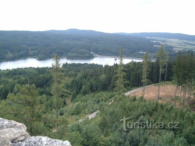 Die Aussicht von Landštejn