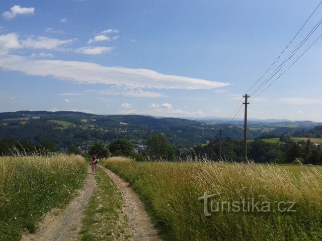 The view from Mudálov