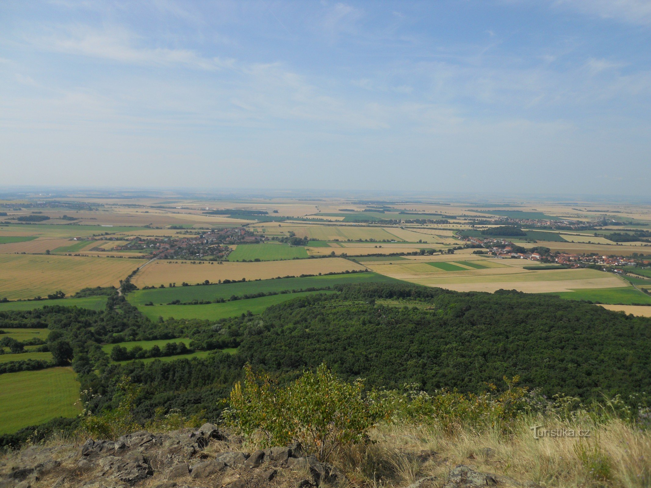 Het uitzicht vanaf Říp