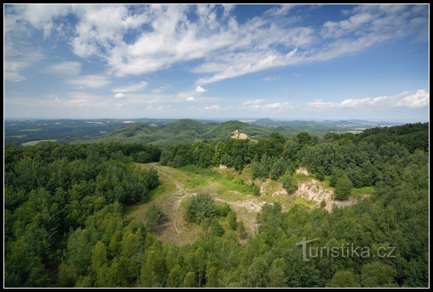 vista dalla torre di avvistamento