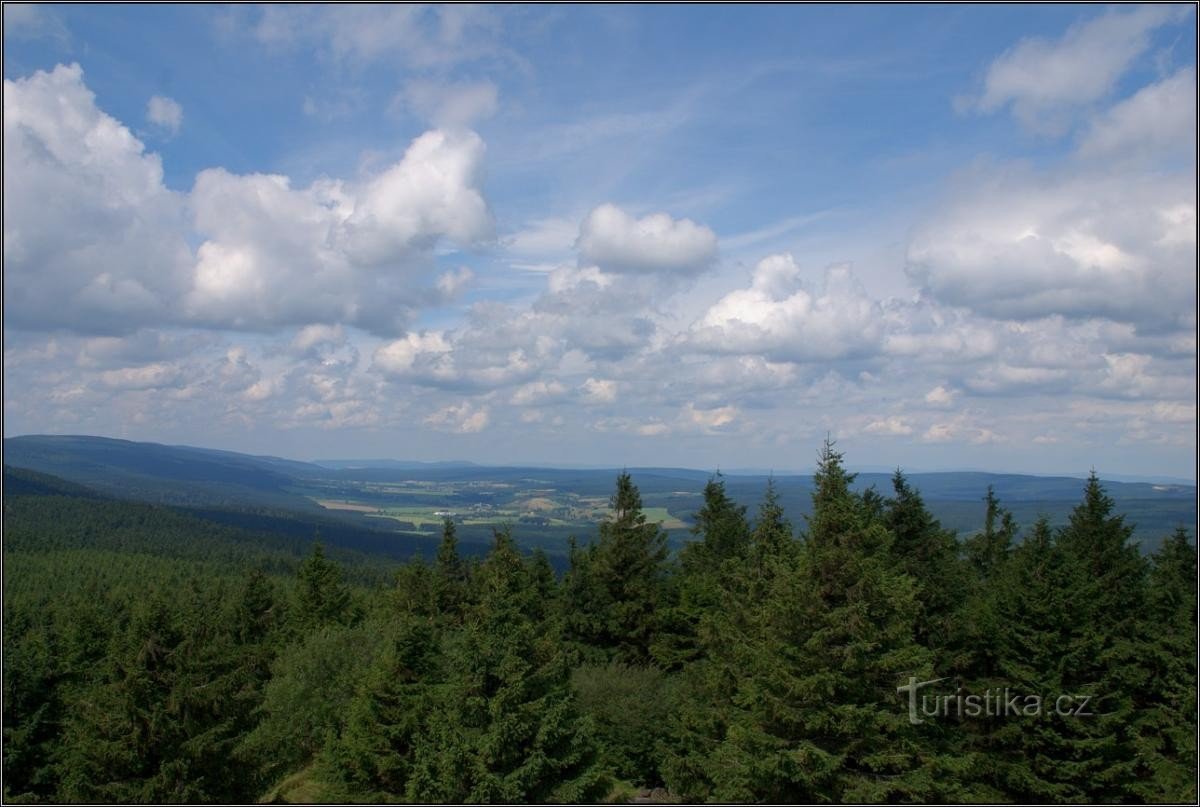 Blick vom Anna-Aussichtsturm