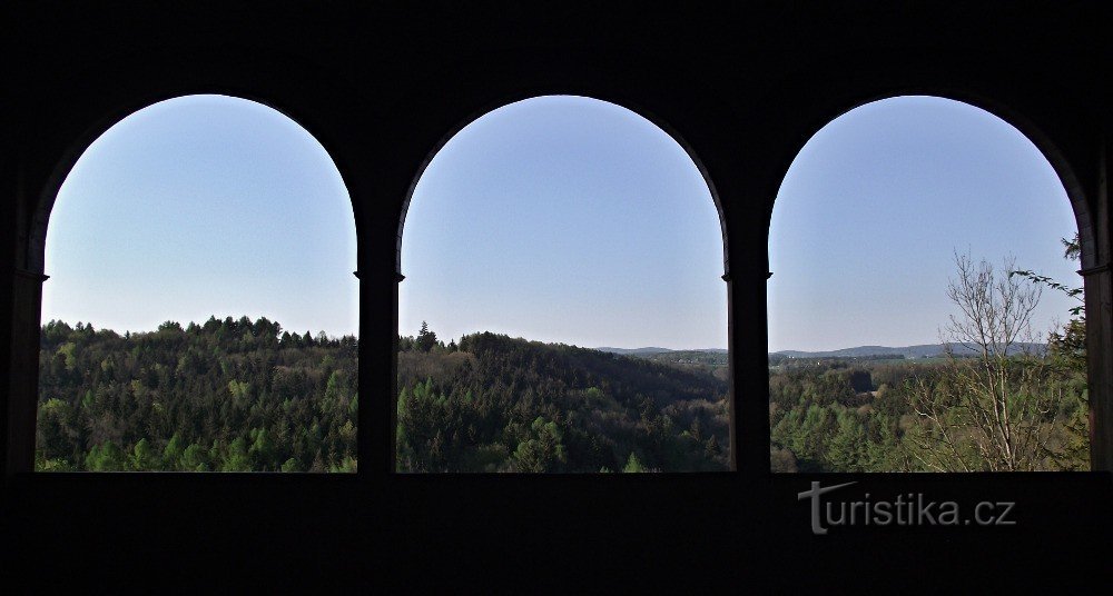 widok z altany Rýzmbursky