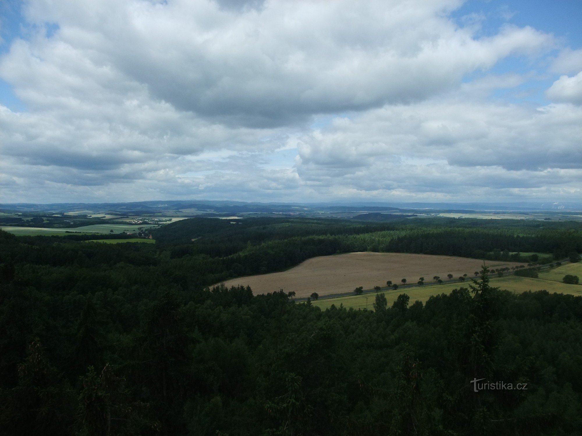 La vue depuis Tobiášová vrch