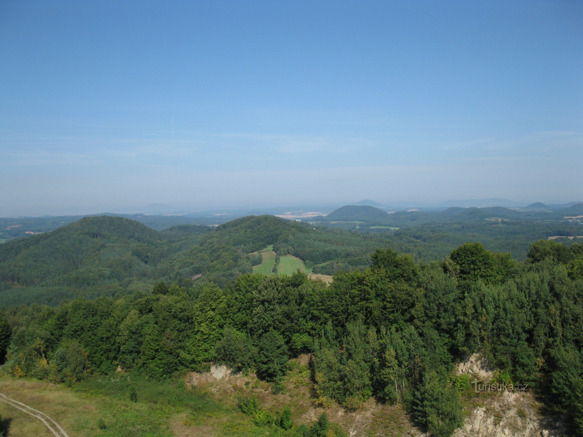 vista de Vrátenská hora