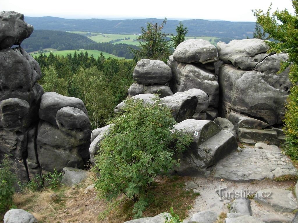 Näkymä Cápin huipulta