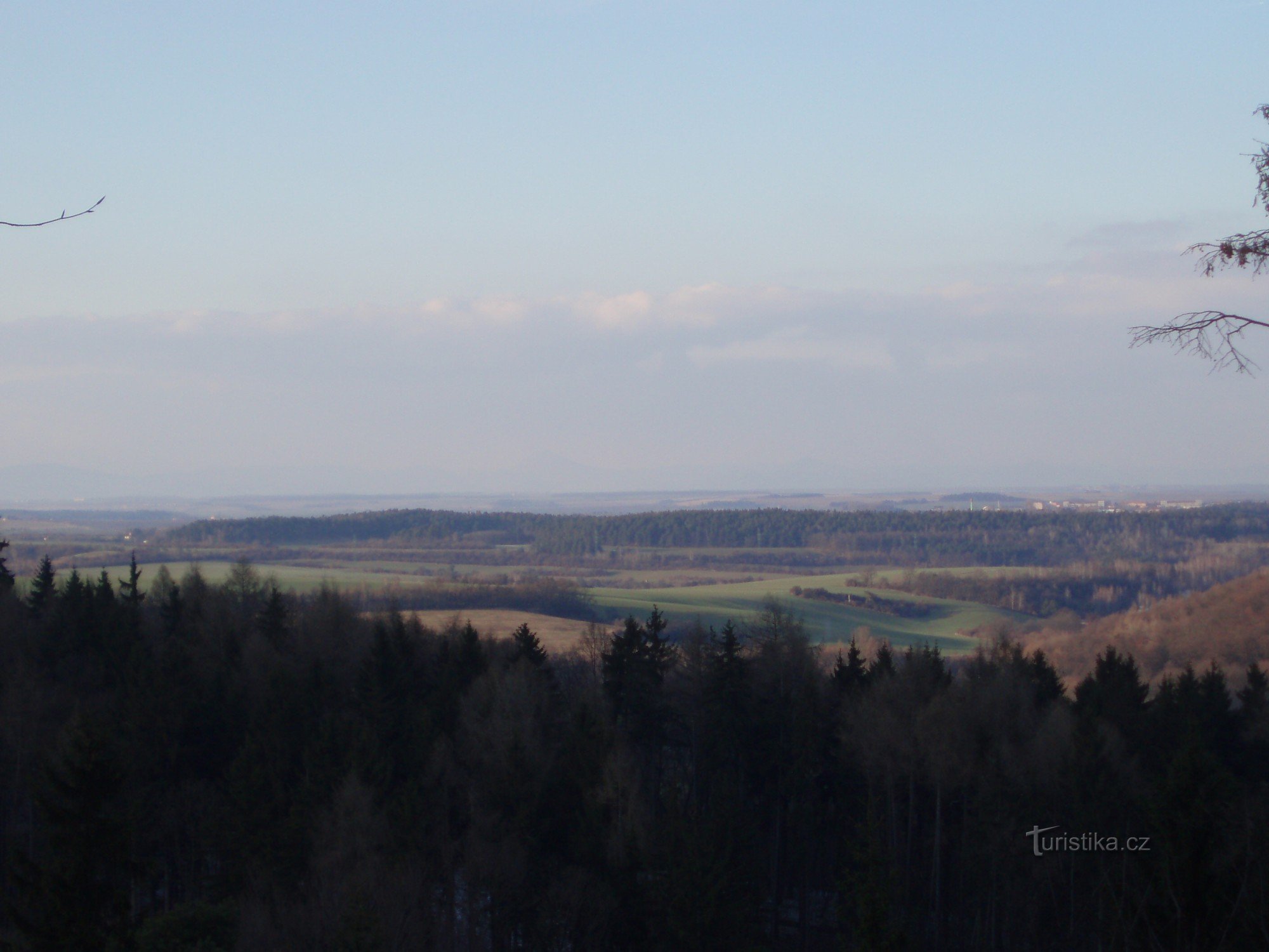 Het uitzicht vanuit het gezichtspunt