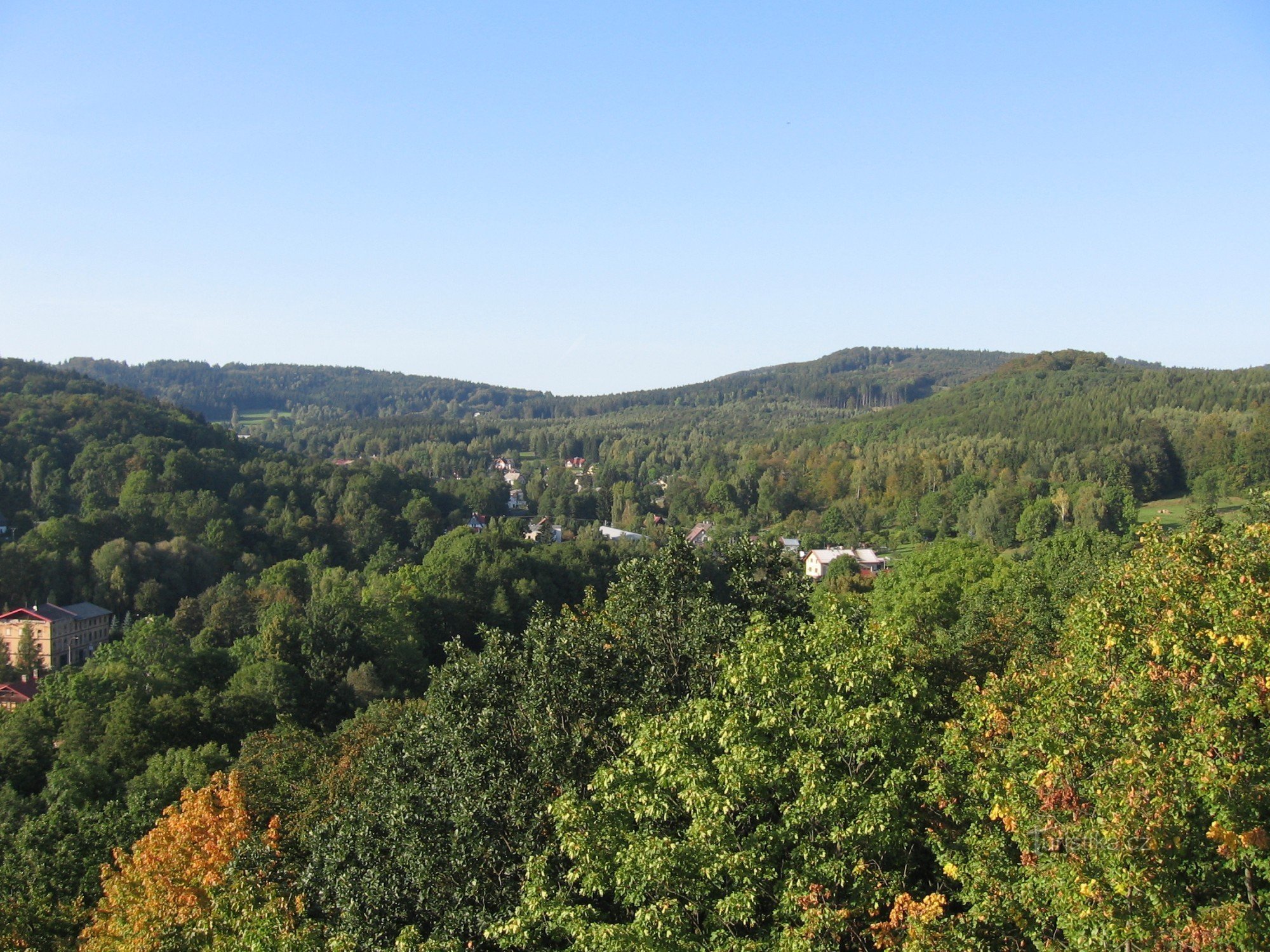 View from the rock to Polevsko