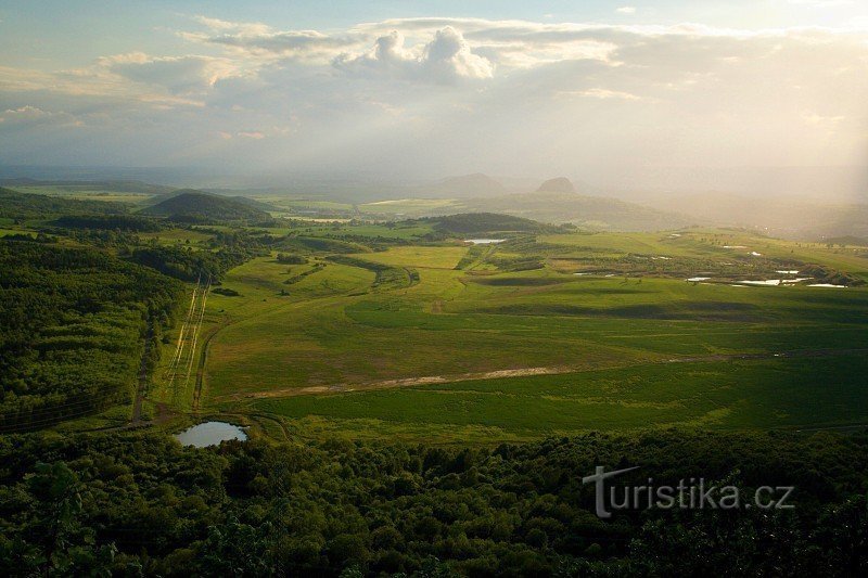 La vista desde Štěpánovská hora