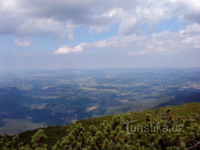 θέα από το Svorová hora
