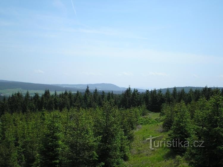 vista de Zaječí hora: para Plešivec