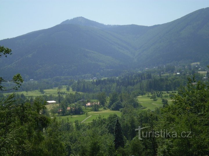 Udsigt fra under Ondřejník