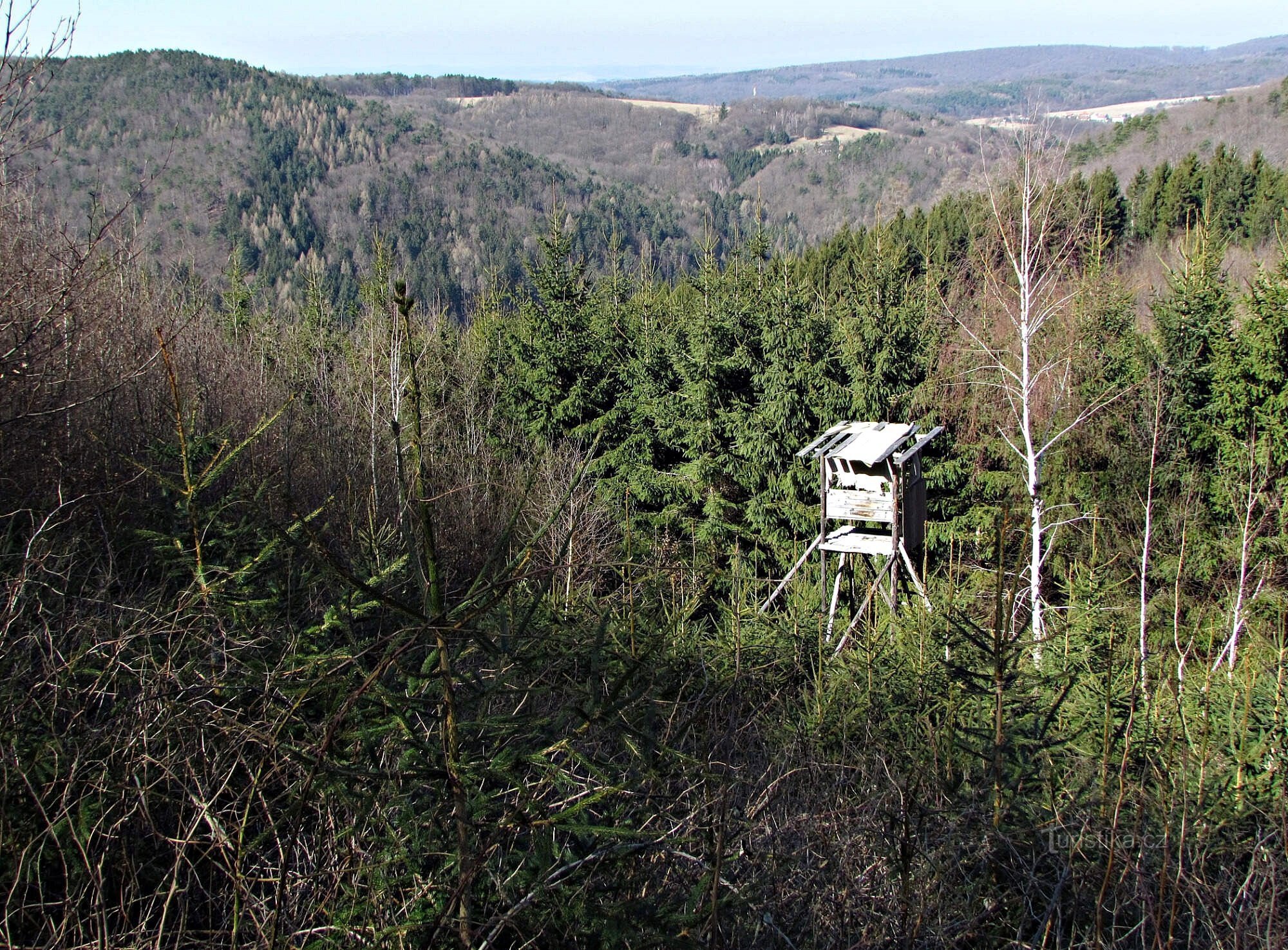 Lookout point behind Oberský