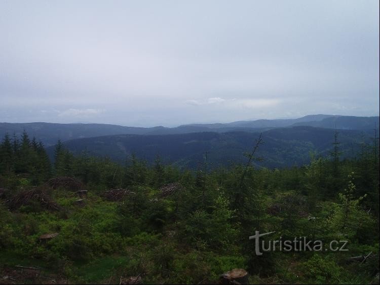 vistas no caminho de Plata para Travný