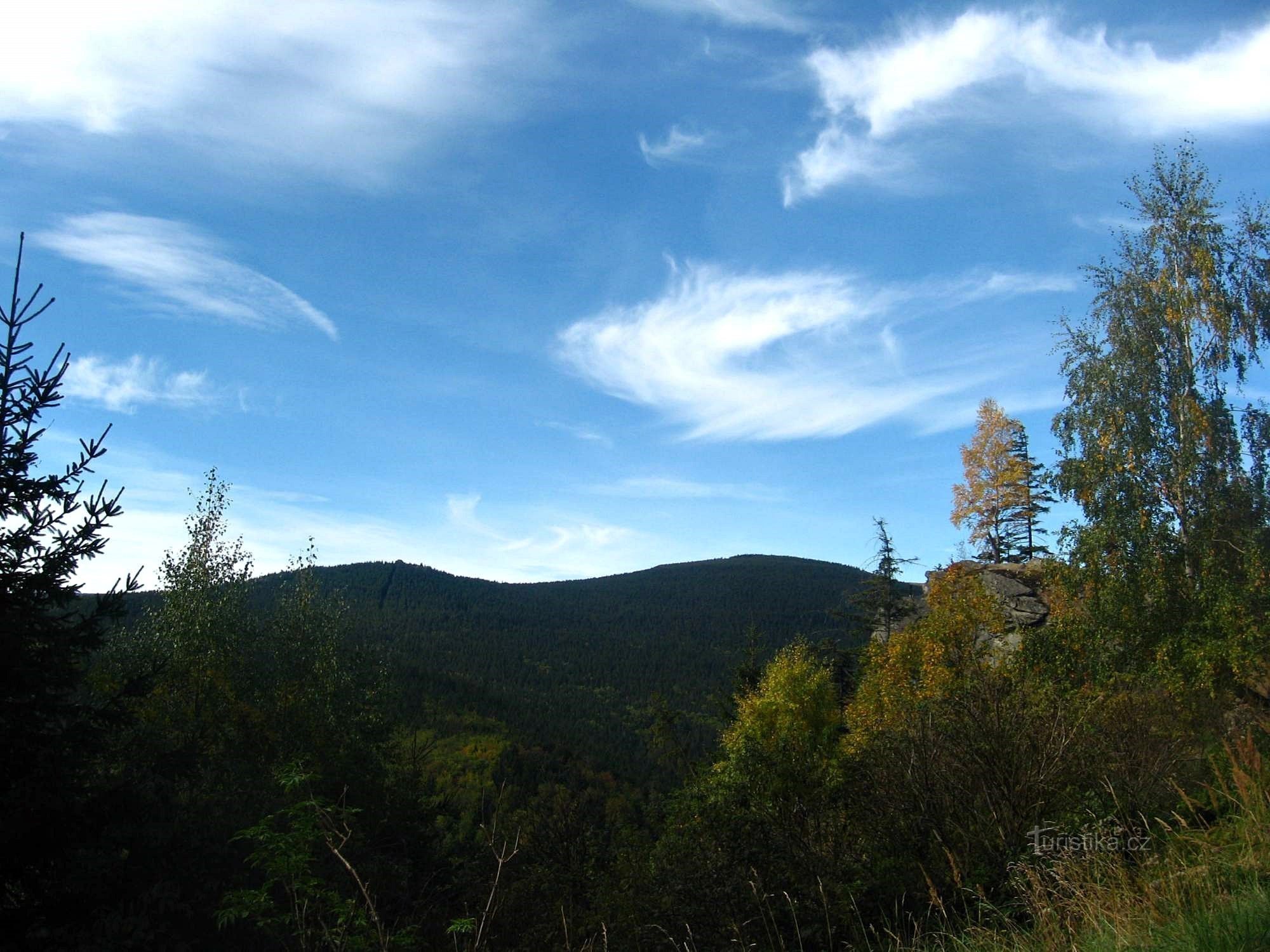 vistas de la comarca desde la carretera