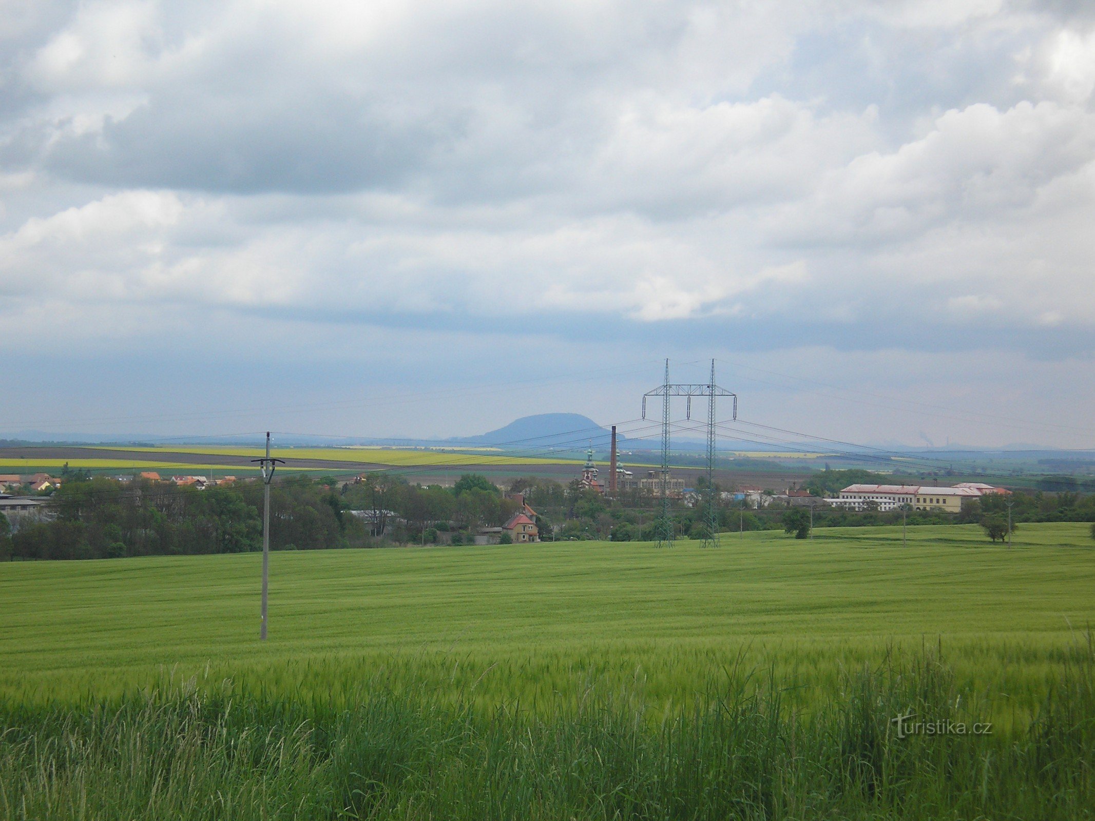 Uitzicht op het landschap