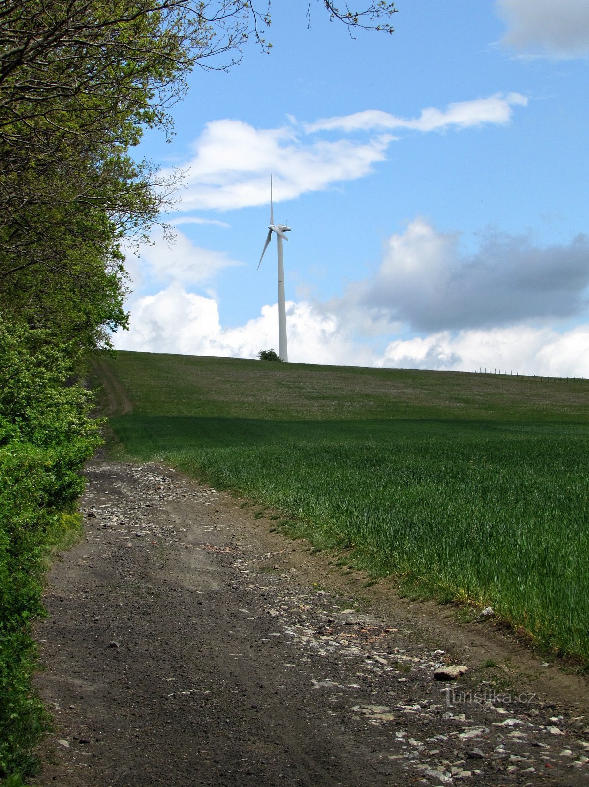 Aussicht auf die Weißen Karpaten vom Bojiště-Hügel