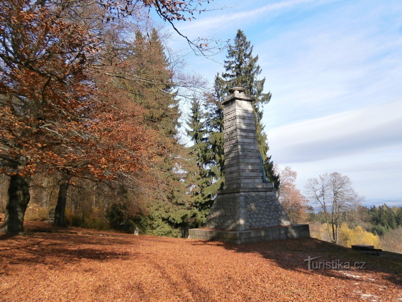 Uitzicht - J. Š.Baar monument