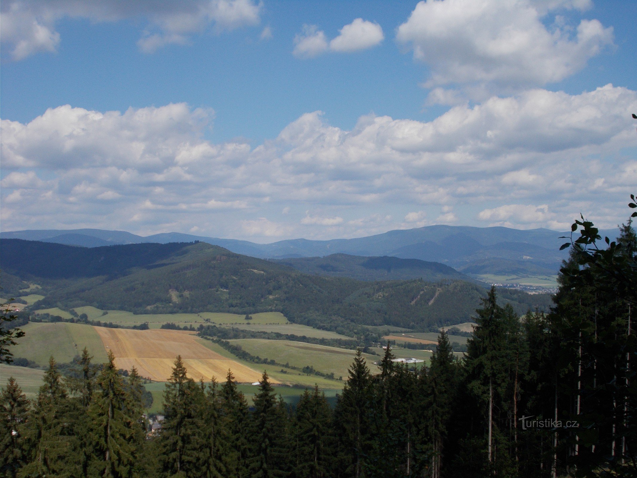 Pogled sa staze na vidikovac