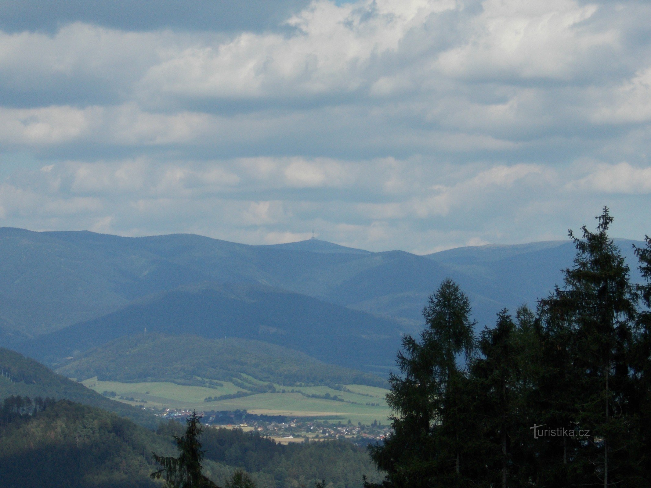 Vistas desde el camino al mirador